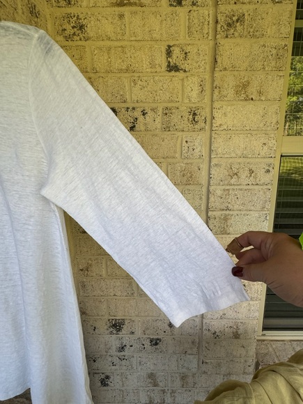 Eileen Fisher Scoop Neck Top-Size Large - Picture 3 of 5